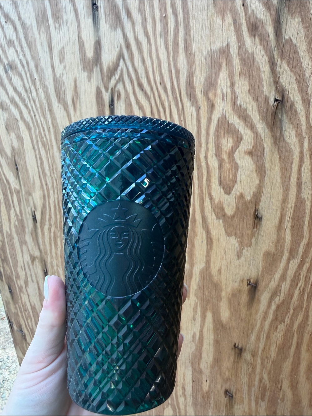 Starbucks Dark Teal Studded Tumbler